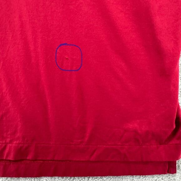 Brooks Brothers Shirt Mens L Red Polo 1/4 Button Country Club Short Sleeve Sport - Picture 8 of 12